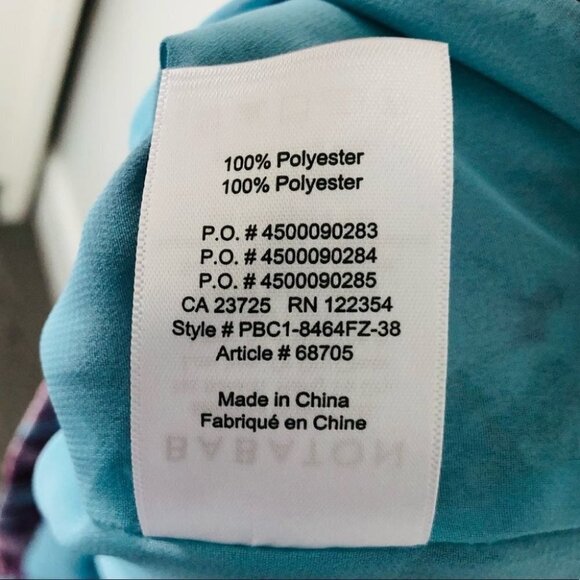 Aritzia Babaton Patricio T-Shirt Dress in Blue and Purple Floral Size 4 - Picture 5 of 6